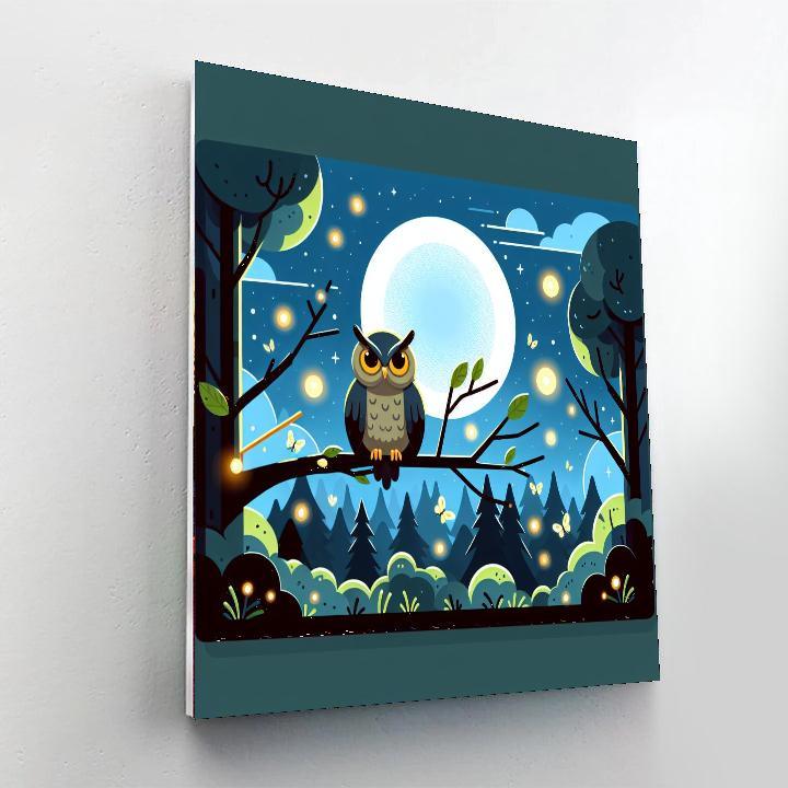 Moonlit Forest Adventure Paint By Number