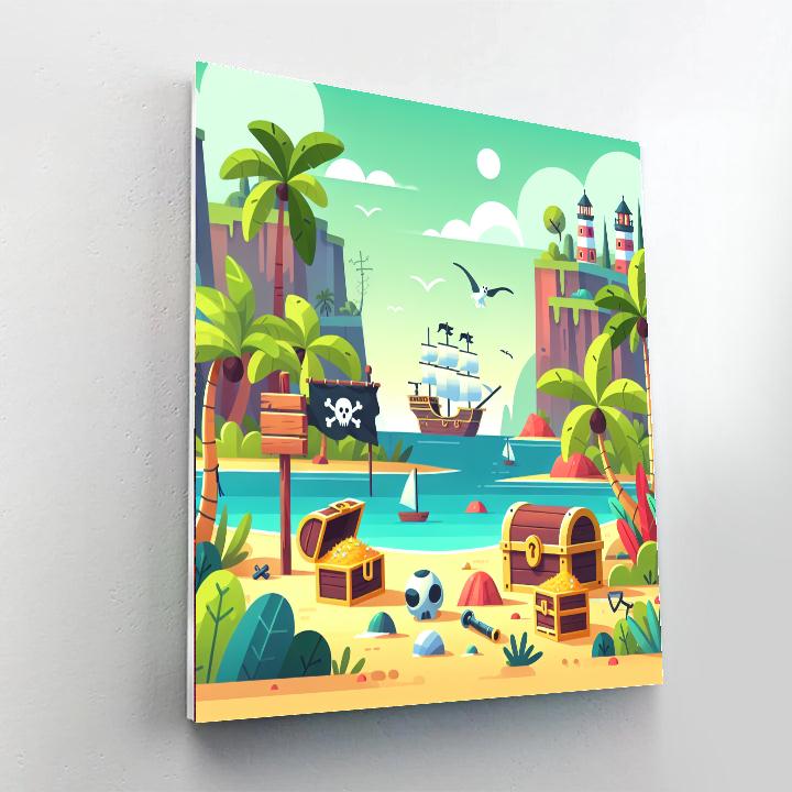 Pirate Cove Mystery Paint By Numbers Kits