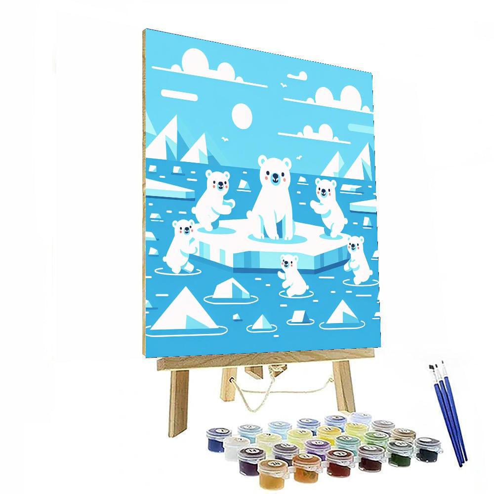 Artic Adventure Painting Number Kit