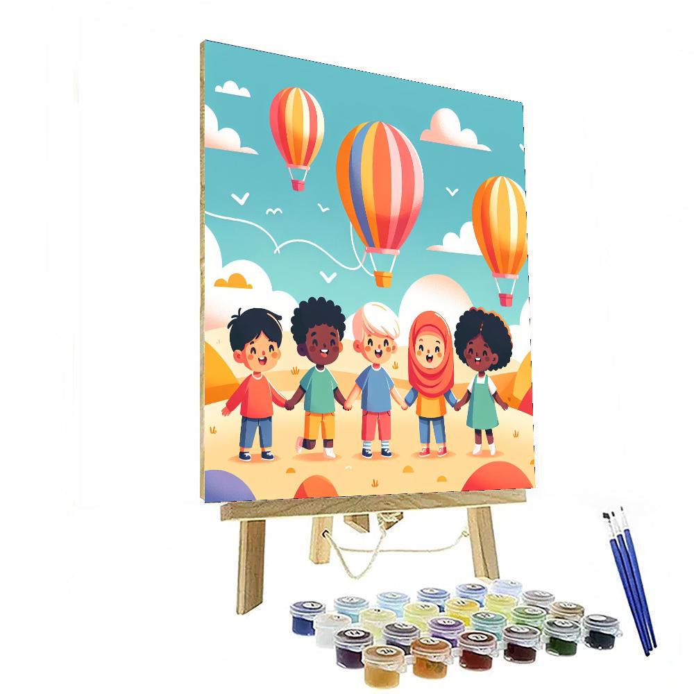 Balloon Adventure Journey Paint By Color
