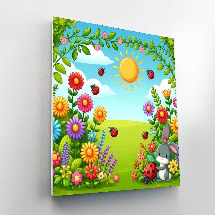 Little Gardeners Paint By Numbers Art