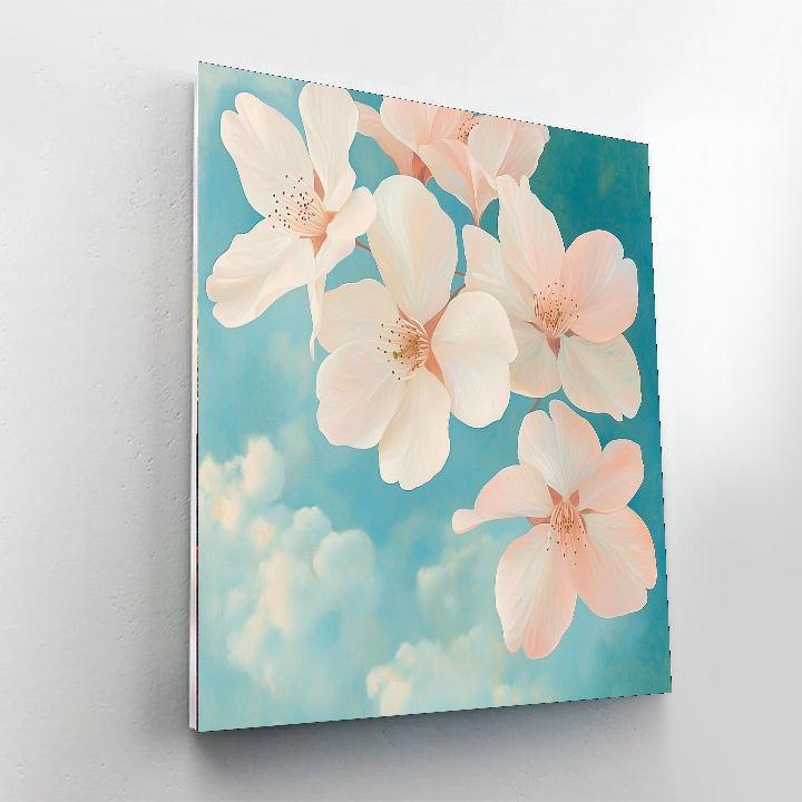 Georgia O'Keeffe Inspired Blossom Dreams  DIY Paint By Numbers