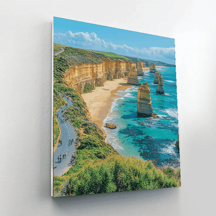 The Great Ocean Road DIY Paint By Numbers