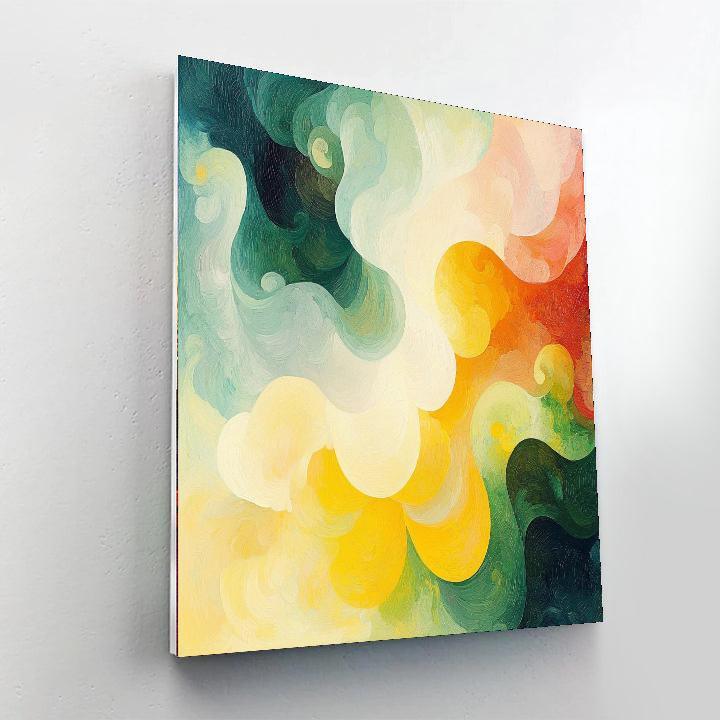 Paul Cézanne Inspired Radiant Stillness  DIY Paint By Numbers