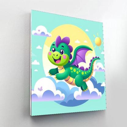 Playful Dragon Paint By Number