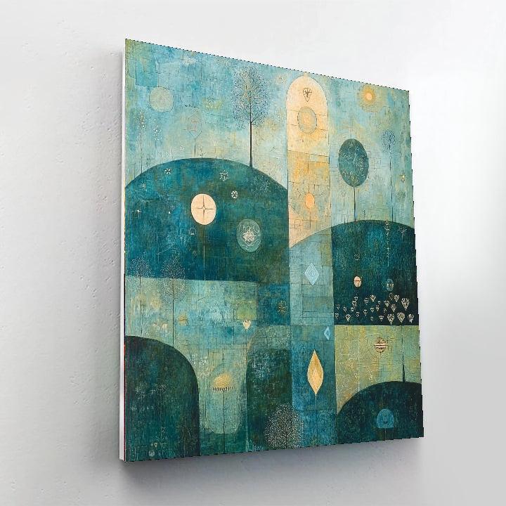 Paul Klee Inspired Mystical Elements  Numbered Painting Kits