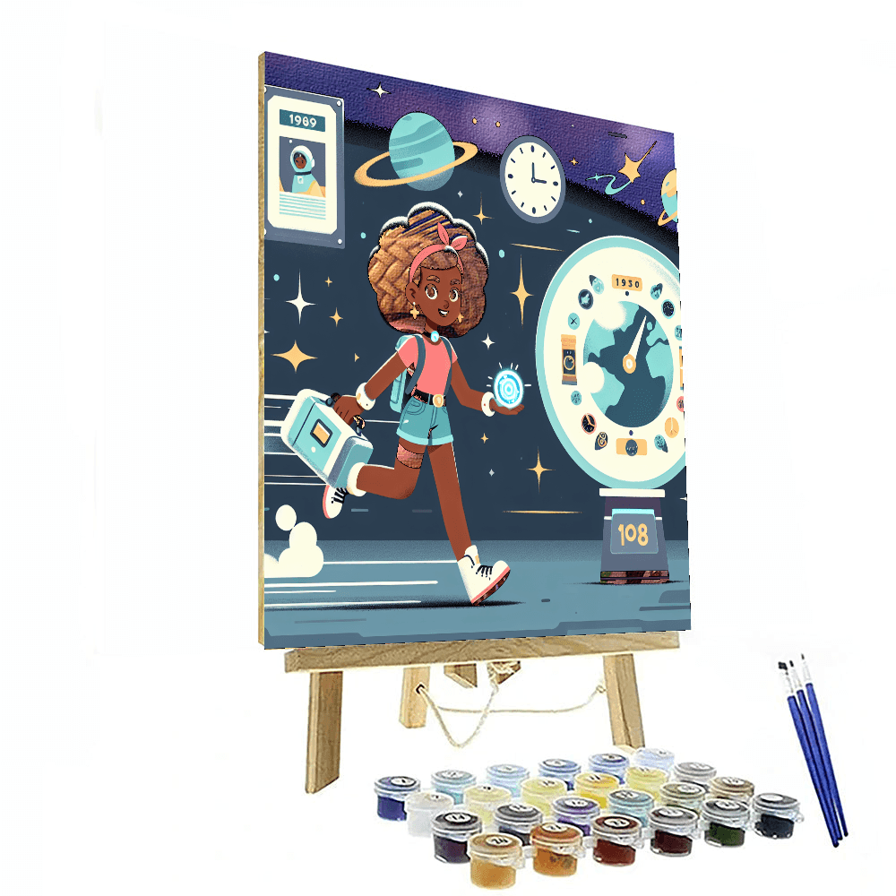 Galactic Time Traveler Paint By Color