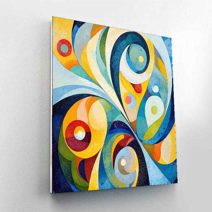 Paul Klee Inspired Dreamscape Wall Art  Numbered Painting Kits