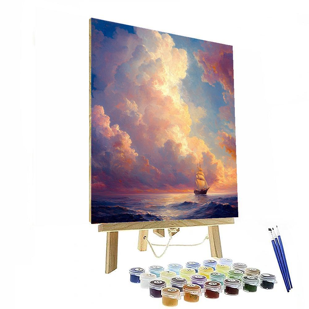 J.M.W. Turner Inspired Majestic Skies  Paint By Numbers Kits
