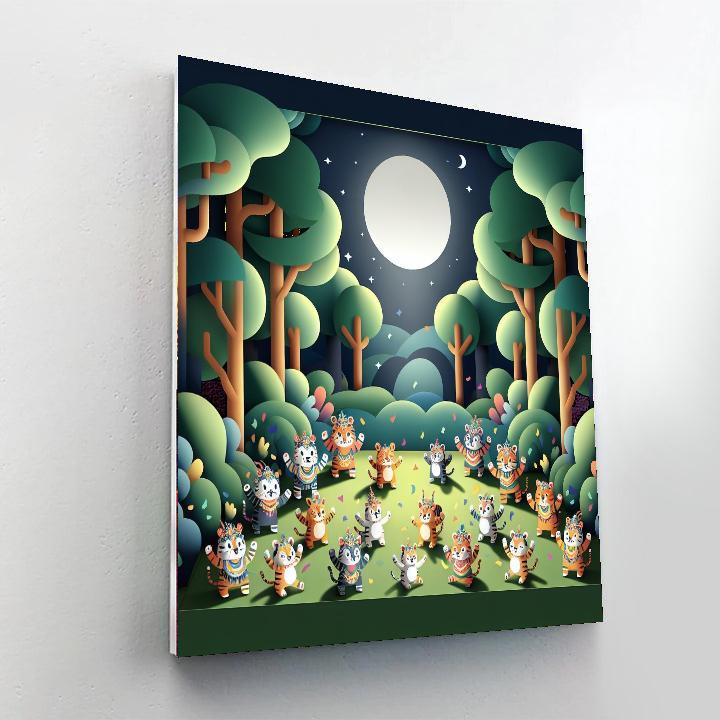 Fantasy Forest Festivities Paint By Numbers