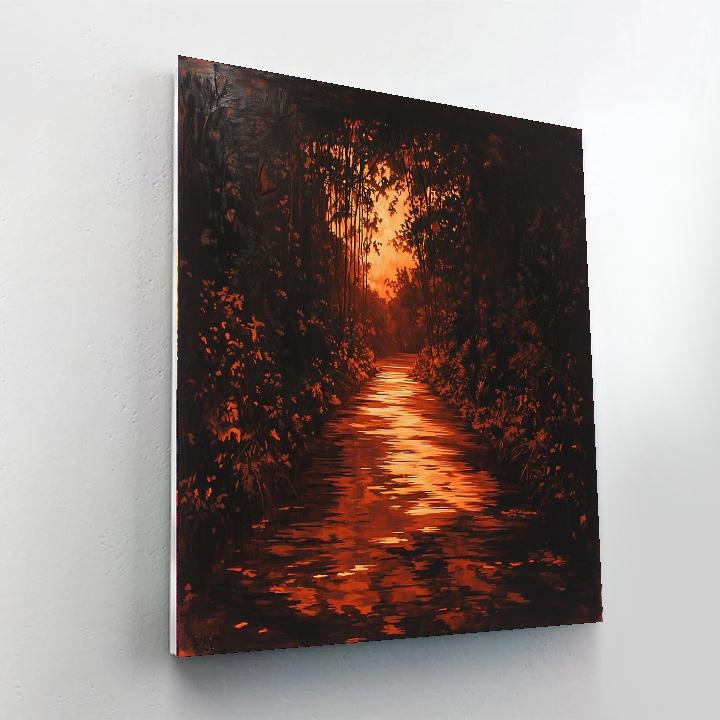 Caravaggio Inspired Tension In Nature  Number Painting