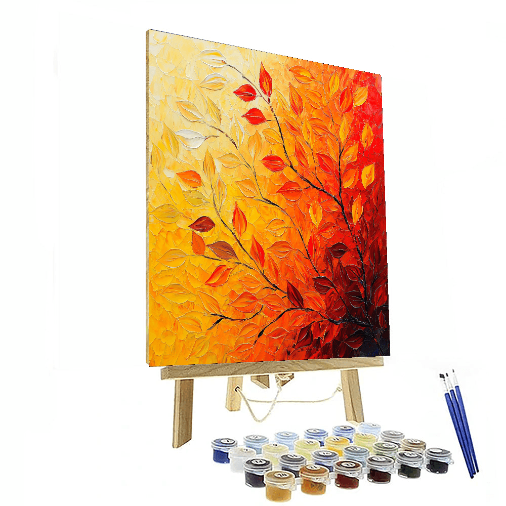 Van Gogh Inspired Joyful Autumn Palette  Number Painting