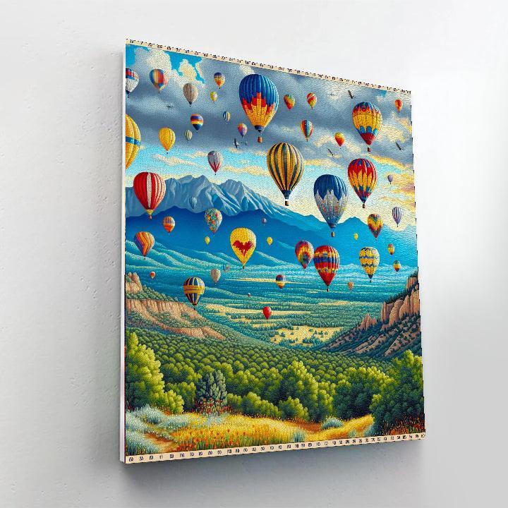 Albuquerque Balloon Fiesta - New Mexico, Usa Paint By Numbers