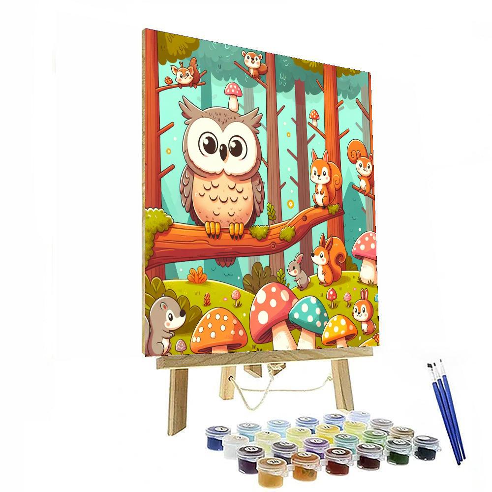 Enchanted Woodland Tales Painting Number Kit
