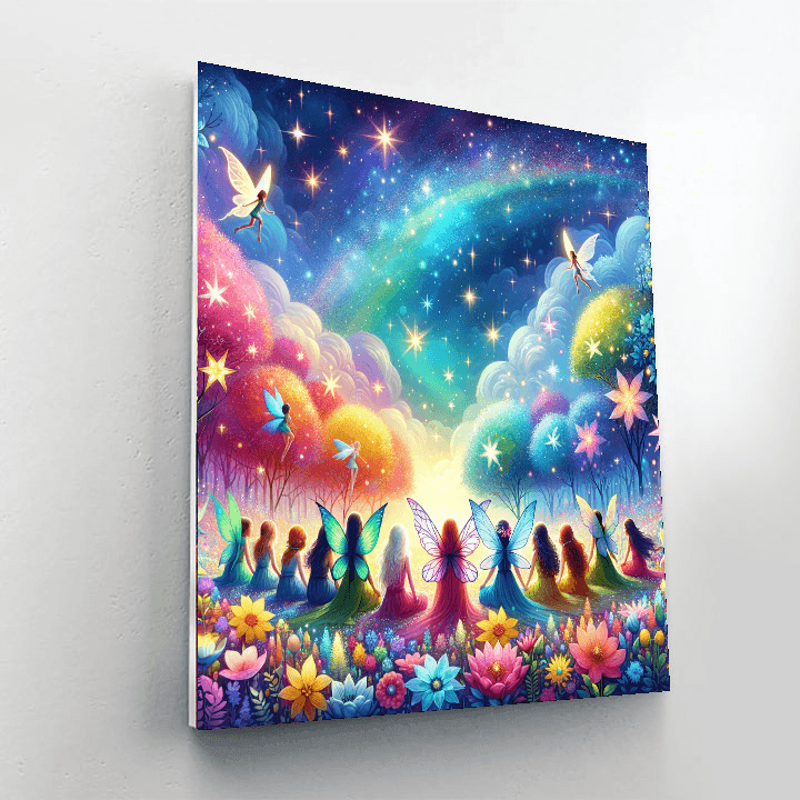 Dreamy Fairyland Number Painting