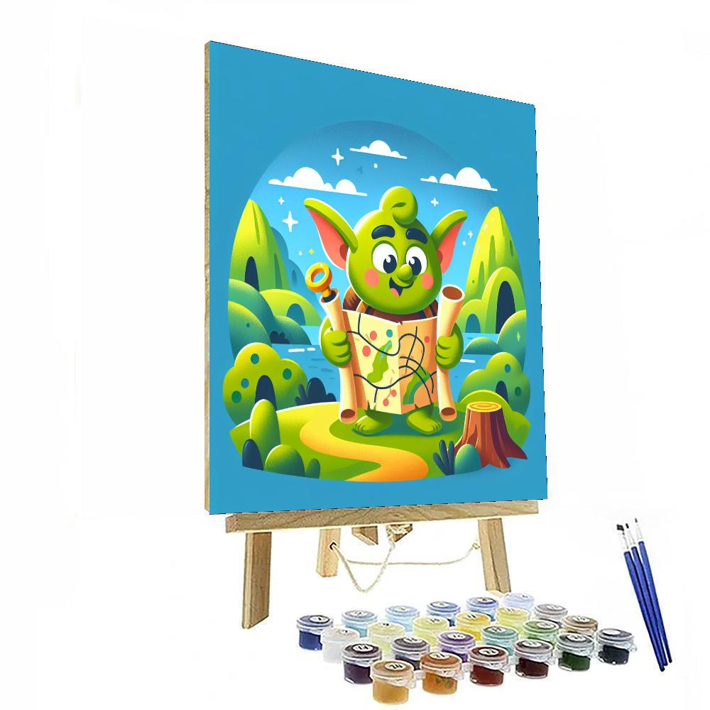 Giggly Goblin's Treasure Hunt Numbered Painting Kits