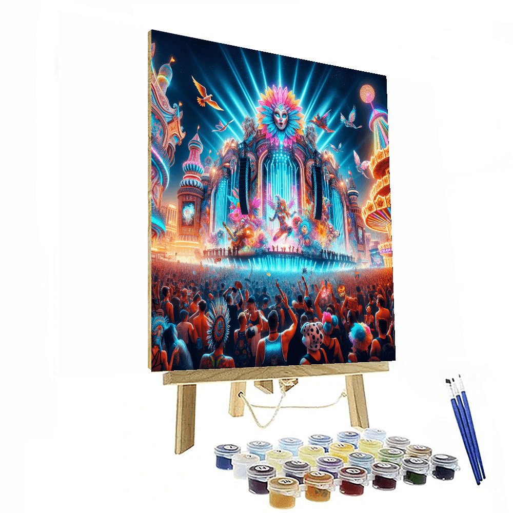 Electric Daisy Carnival - United States Numbered Painting Kits