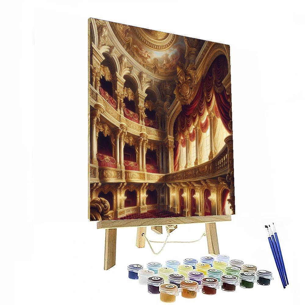 Elegant Opera House Balcony Paint By Numbers