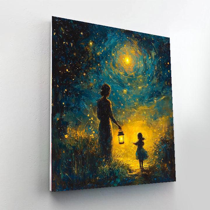 Mother’s Guiding Light Number Painting