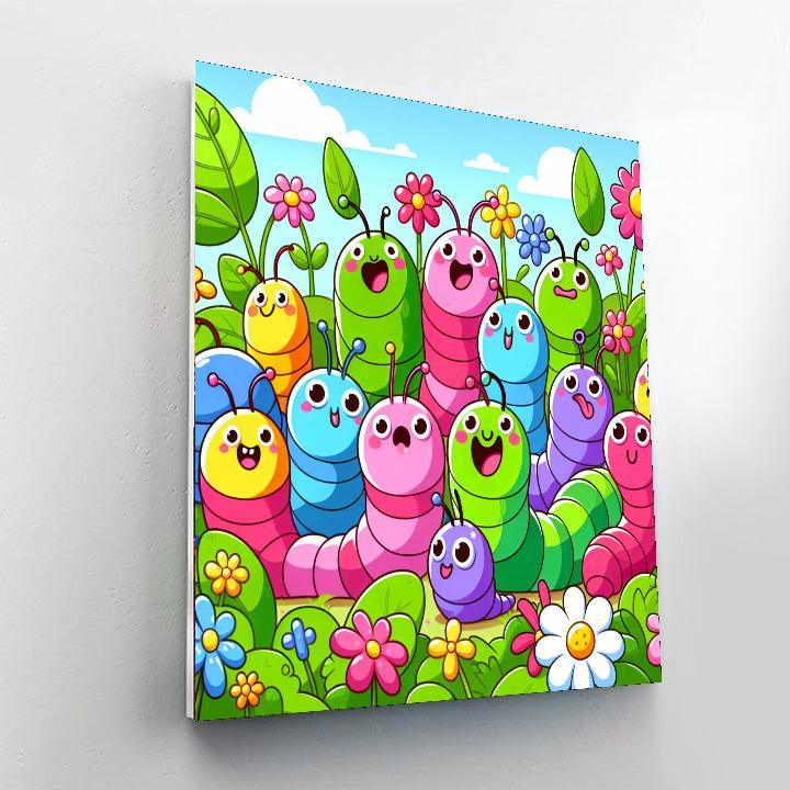 Wacky Worms Paint By Numbers Kits