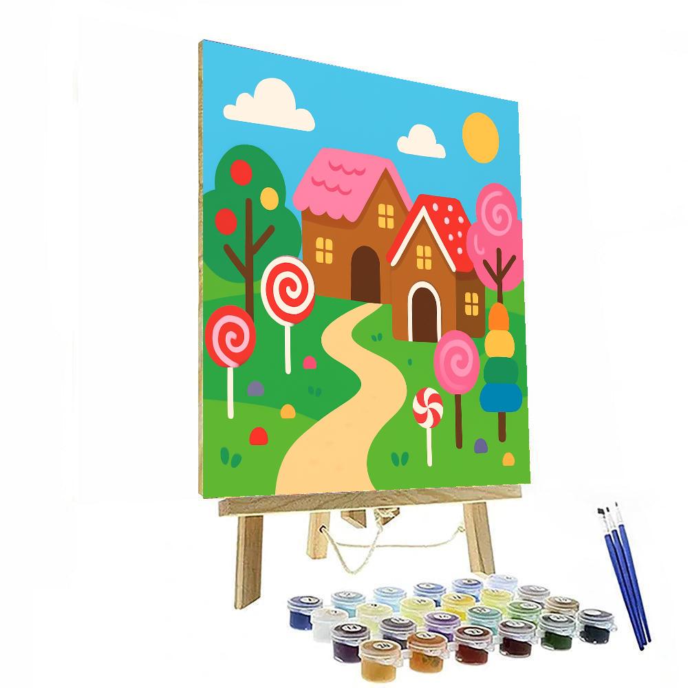 Candy Land Escape Paint By Number