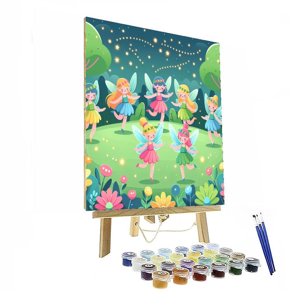 Magical Garden Dance Painting Number Kit