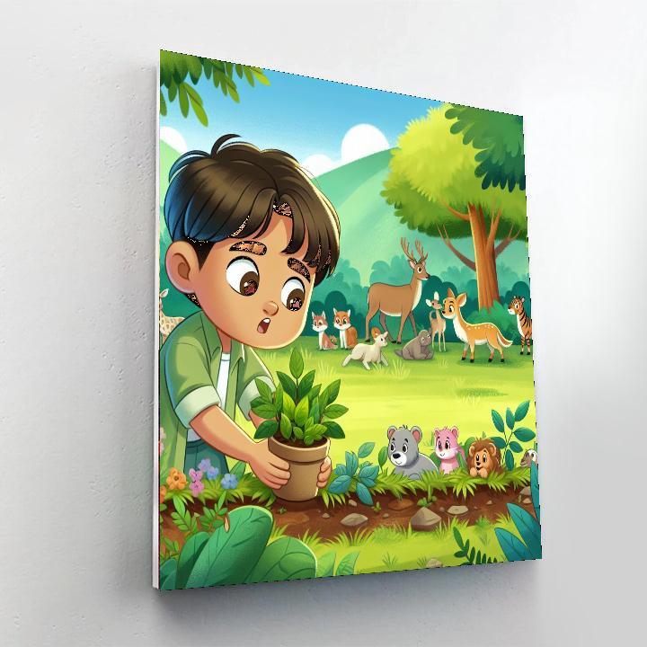 Eco-adventure Quest DIY Paint By Numbers