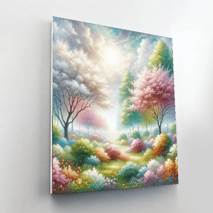 Blossoming Spring Awakening Paint By Numbers Art