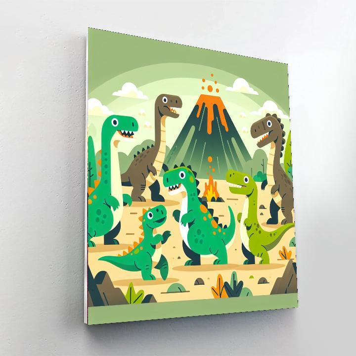 Ancient Dino Discoveries Paint By Numbers Kits