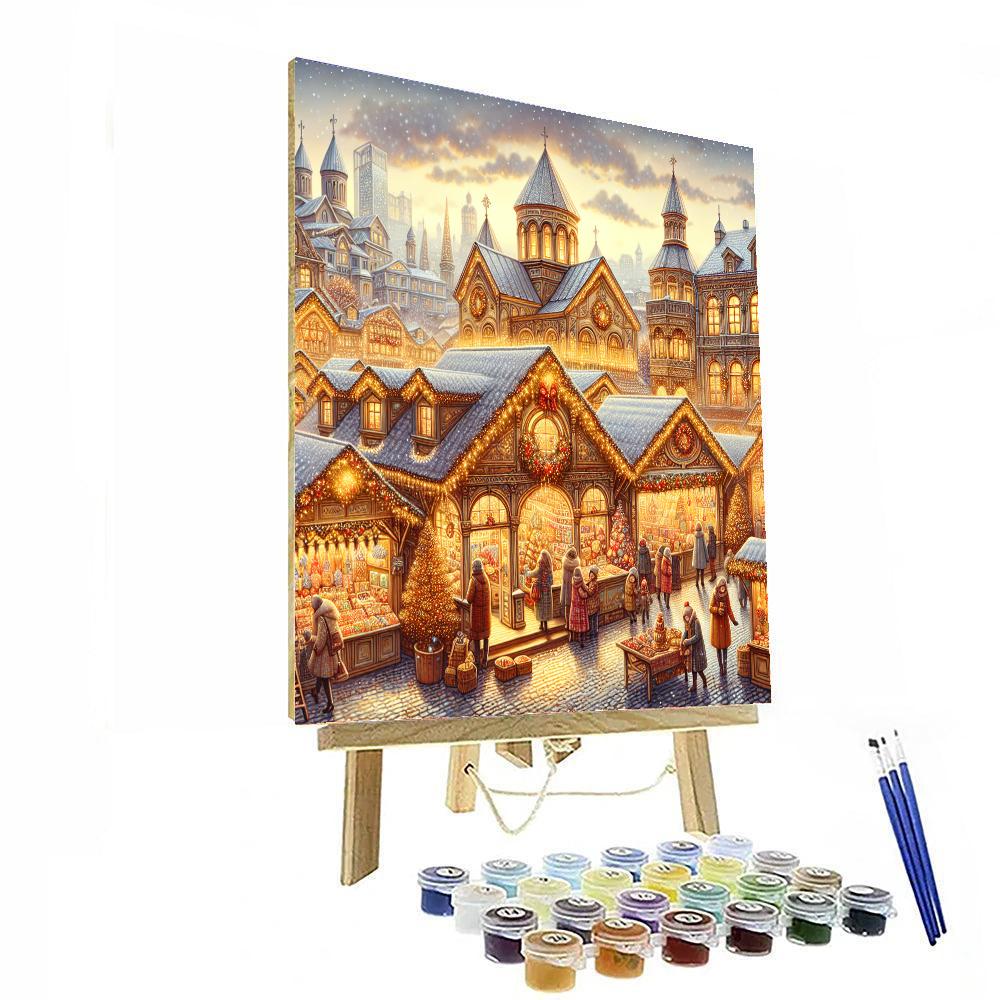 Bath Christmas Market - Bath Paint By Numbers Kits