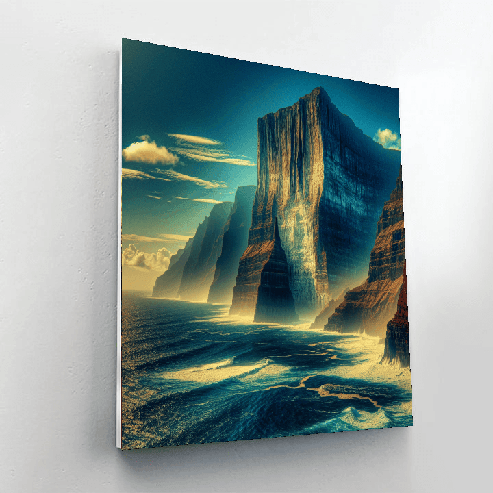 Majestic Coastal Cliffs Paint By Numbers