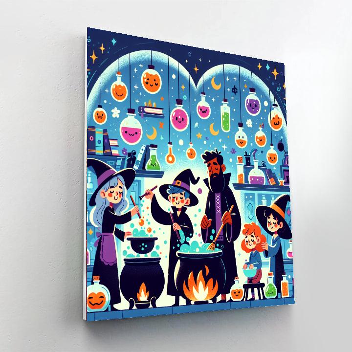 Magical Potion Shop Paint By Numbers Kits