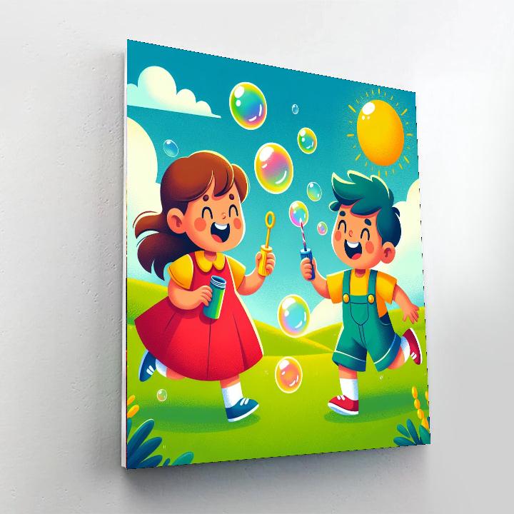 Bubbly Bubble Party Paint By Numbers Kits