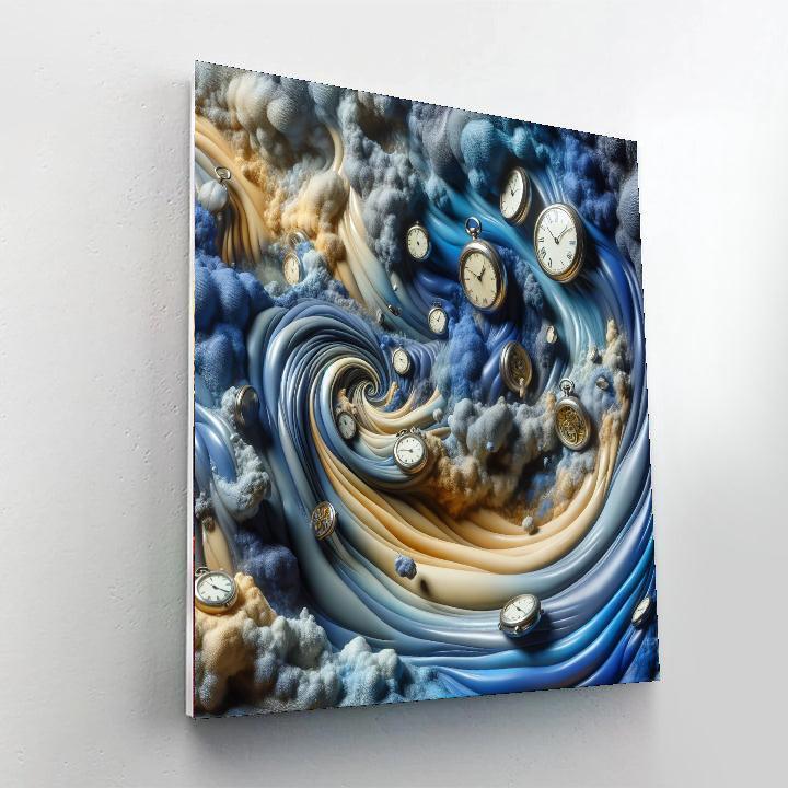 Surreal Time Warp Painting By Numbers Kit