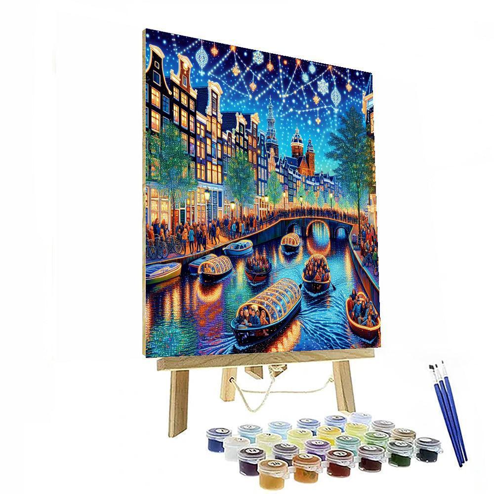 Festival Of The Lights - Amsterdam, Netherlands Paint By Numbers Kits