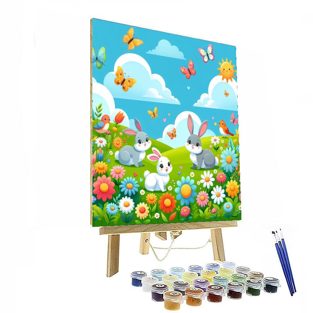 Adventure In A Flower Meadow Paint By Number