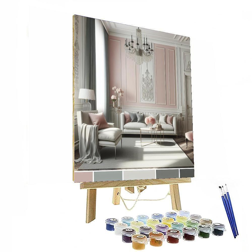 Chic Boudoir Number Painting