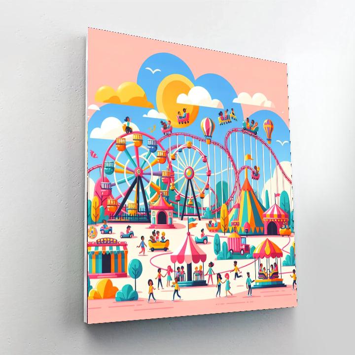 Adventurous Rides Paint By Numbers Art