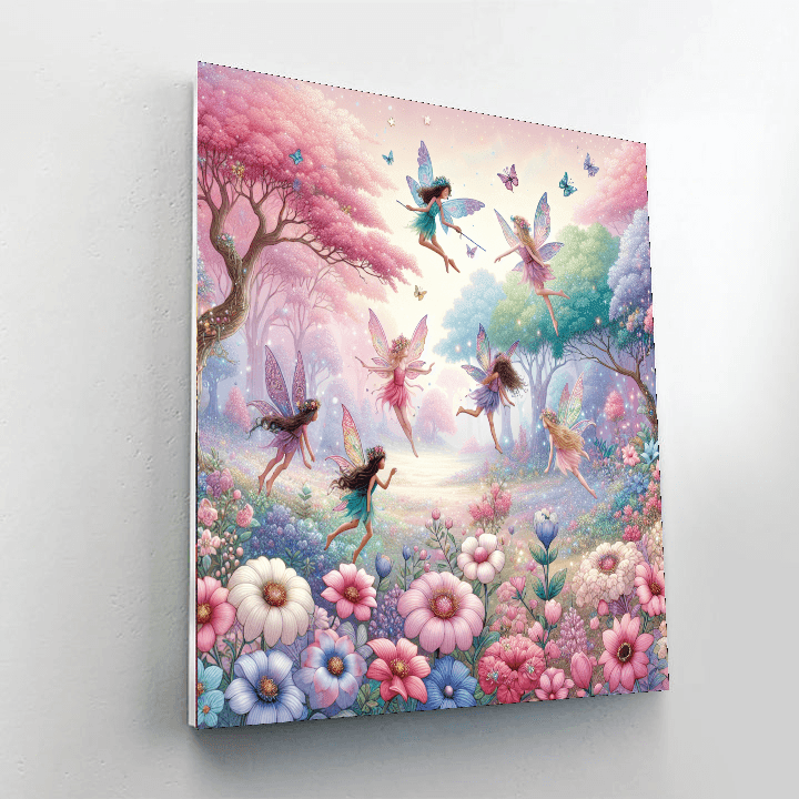 Fantasy Fairy Glen Paint By Color