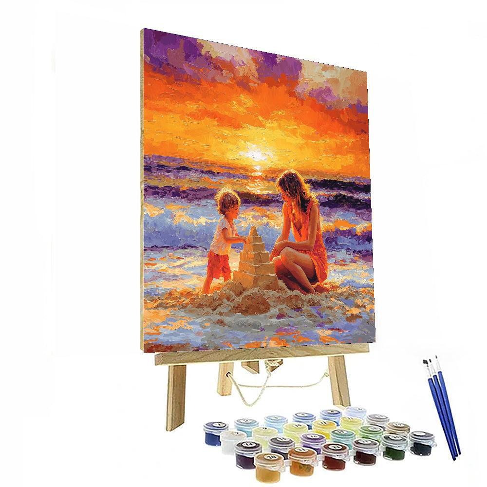 Sunset Playtime Paint By Number