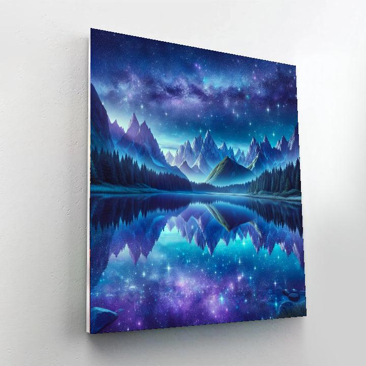 Mystical Mountain Landscape Paint By Numbers