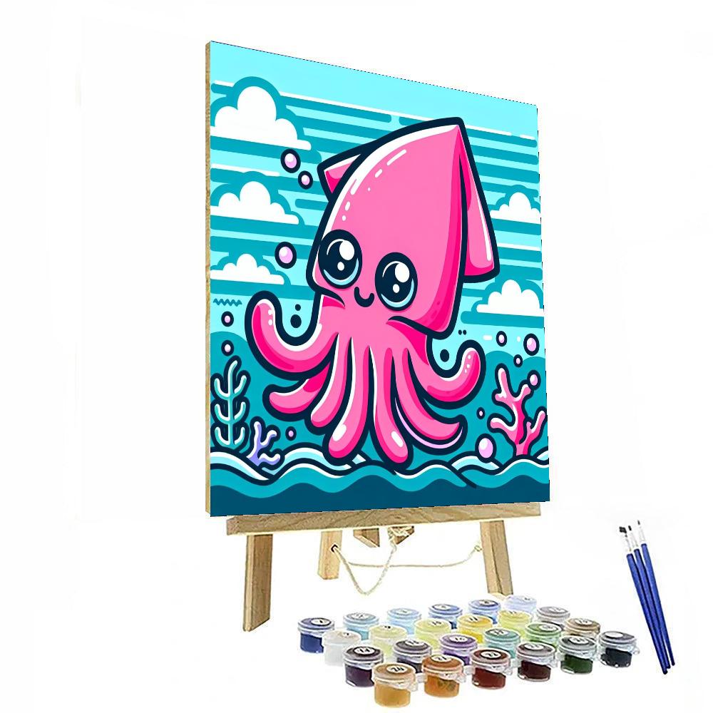 Silly Squid Paint By Numbers Art