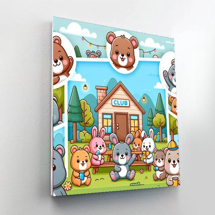 Animal Adventure Club Numbered Painting Kits