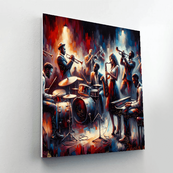 Melodic Jazz Night Numbered Painting Kits