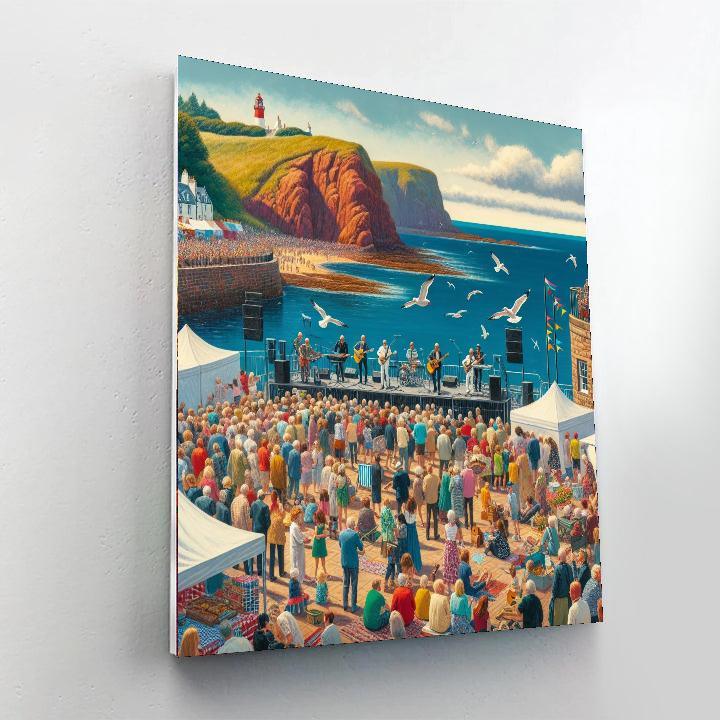 Fringe By The Sea - Scotland Paint By Numbers Art