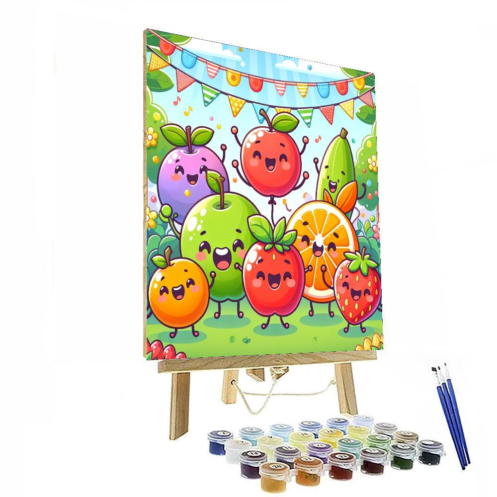 Fantastic Fruit Fiesta Painting By Numbers Kit