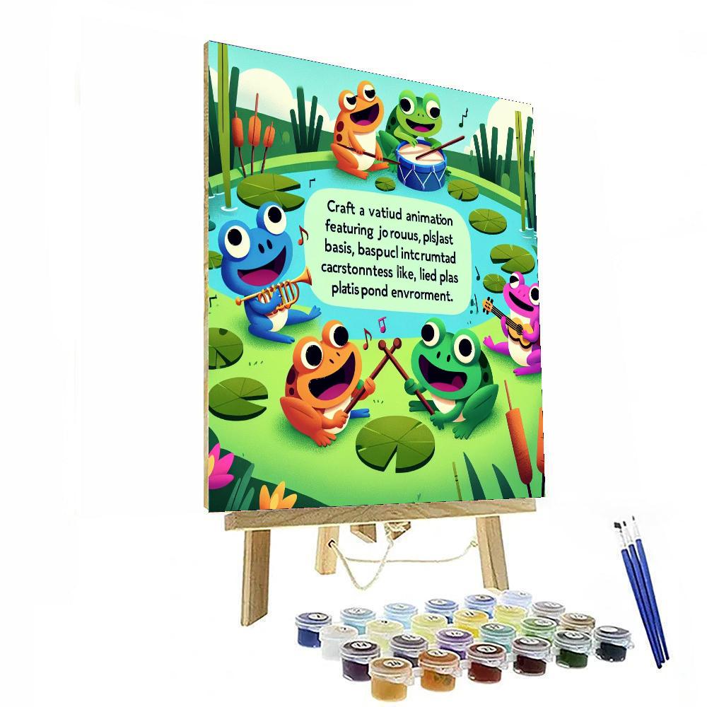 Fantastic Frog Orchestra Paint By Numbers
