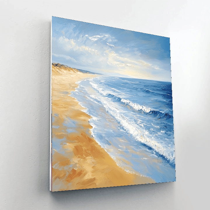Pierre-Auguste Renoir Inspired Impressionist Beach Escape - DIY Painting By Numbers Kit