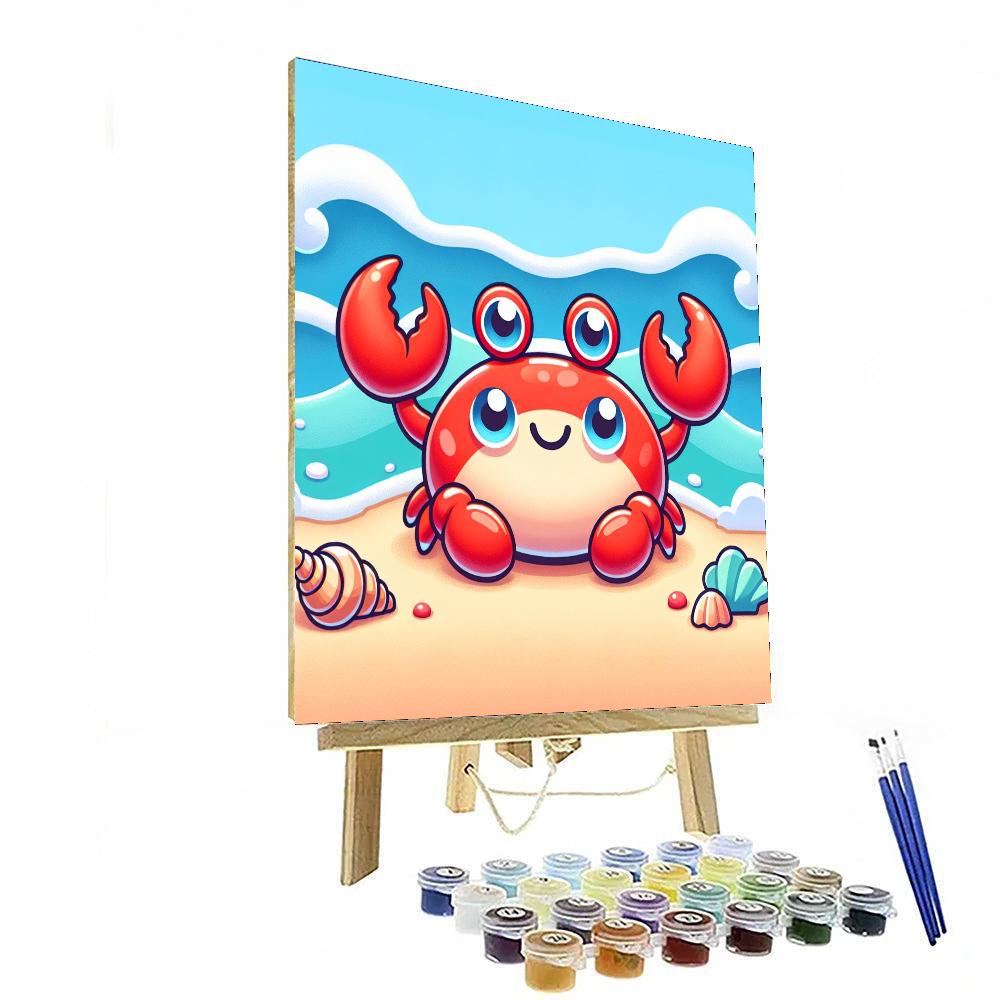 Friendly Crab Paint By Number