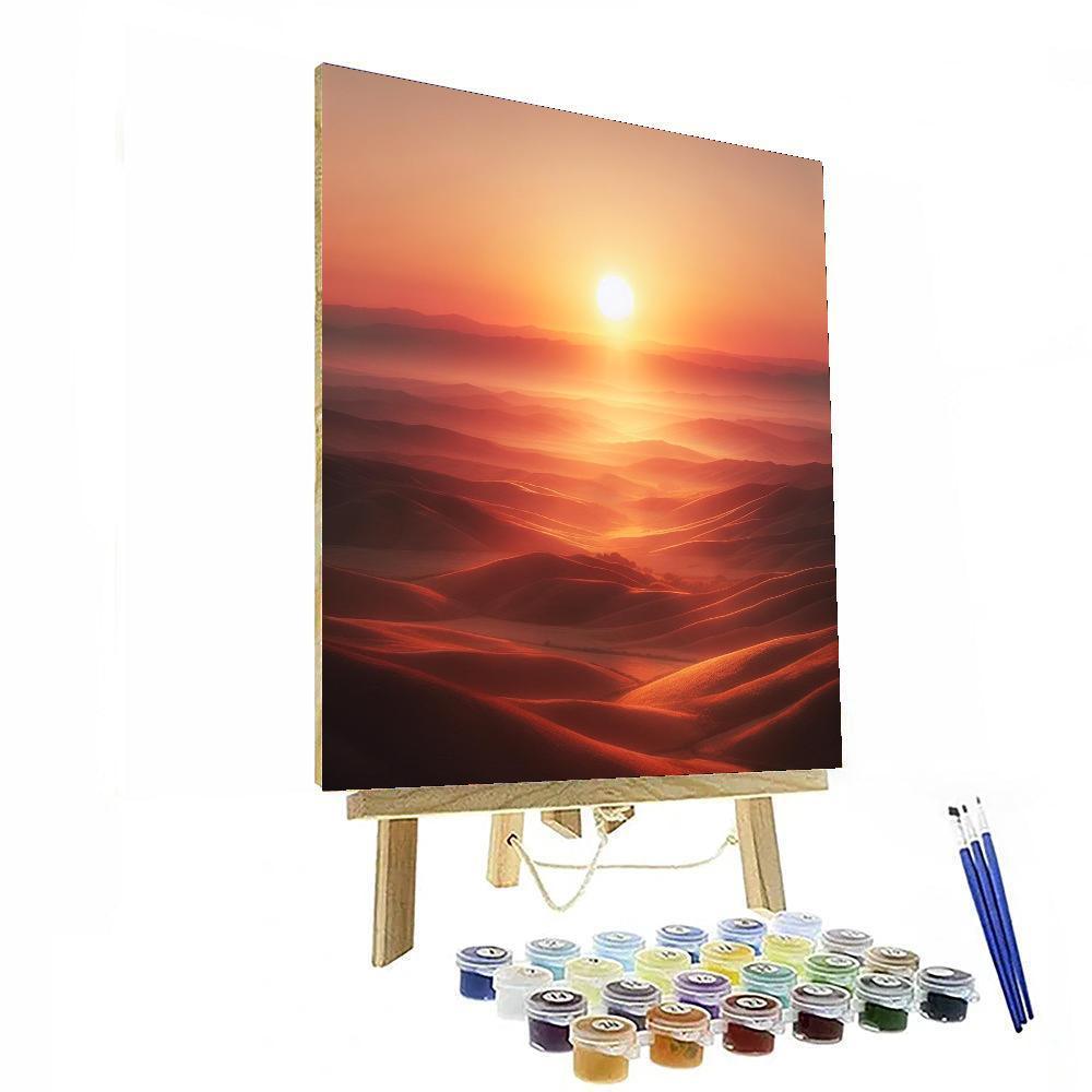 Dawn's Embrace Numbered Painting Kits